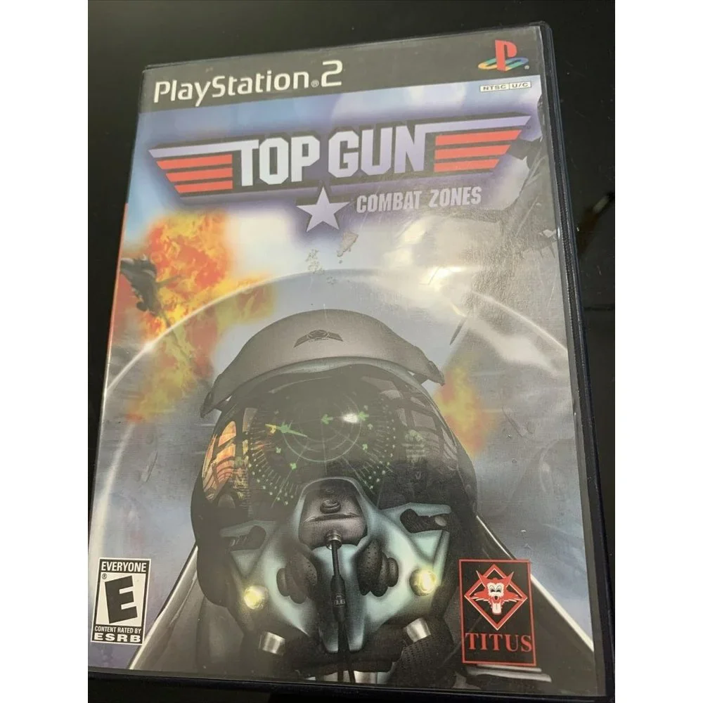 Top Gun: Combat Zones‎ (Sony PlayStation 2, 2001) - European Version